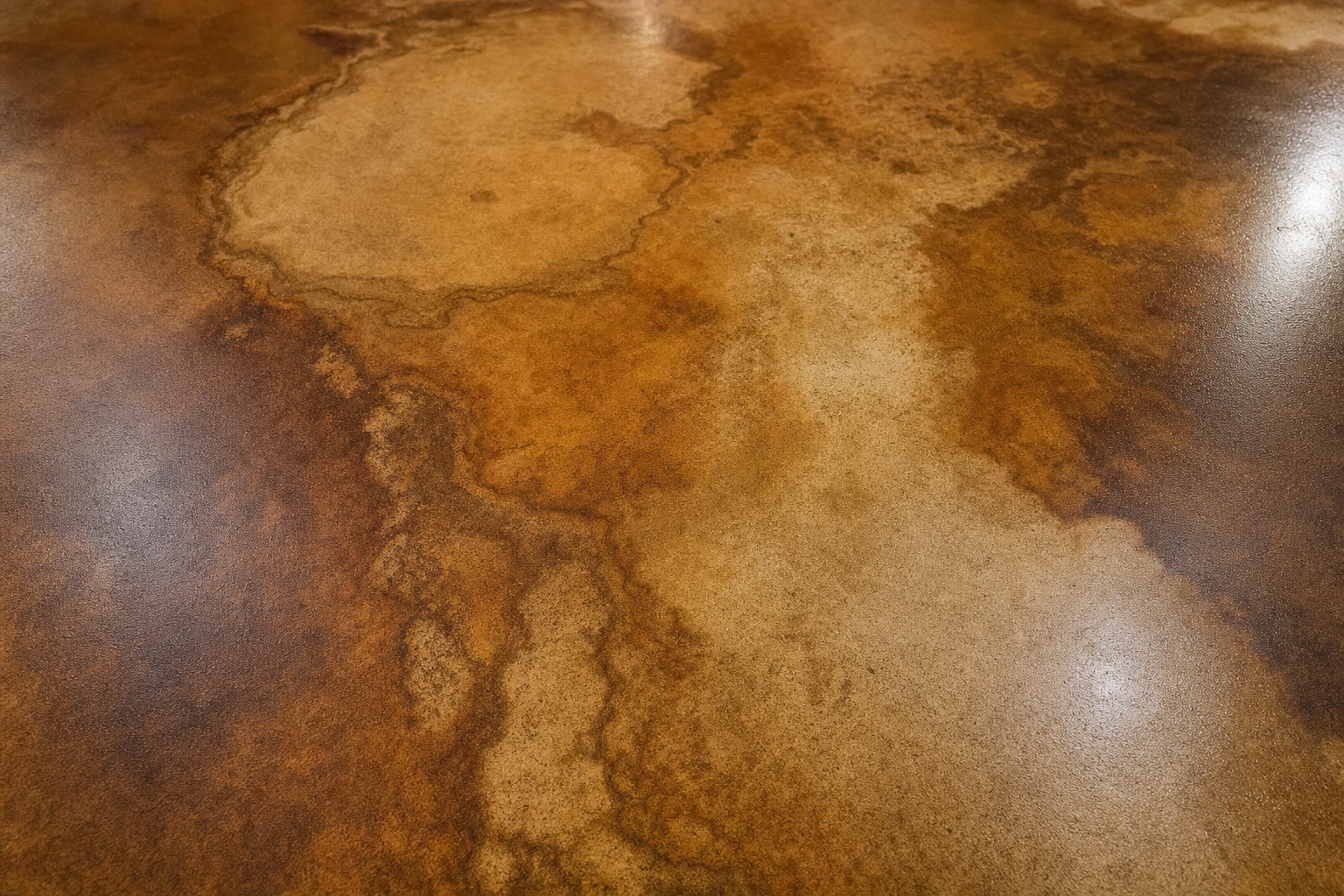 Stained Concrete floor finish by Naperville Painting & Epoxy Flooring
