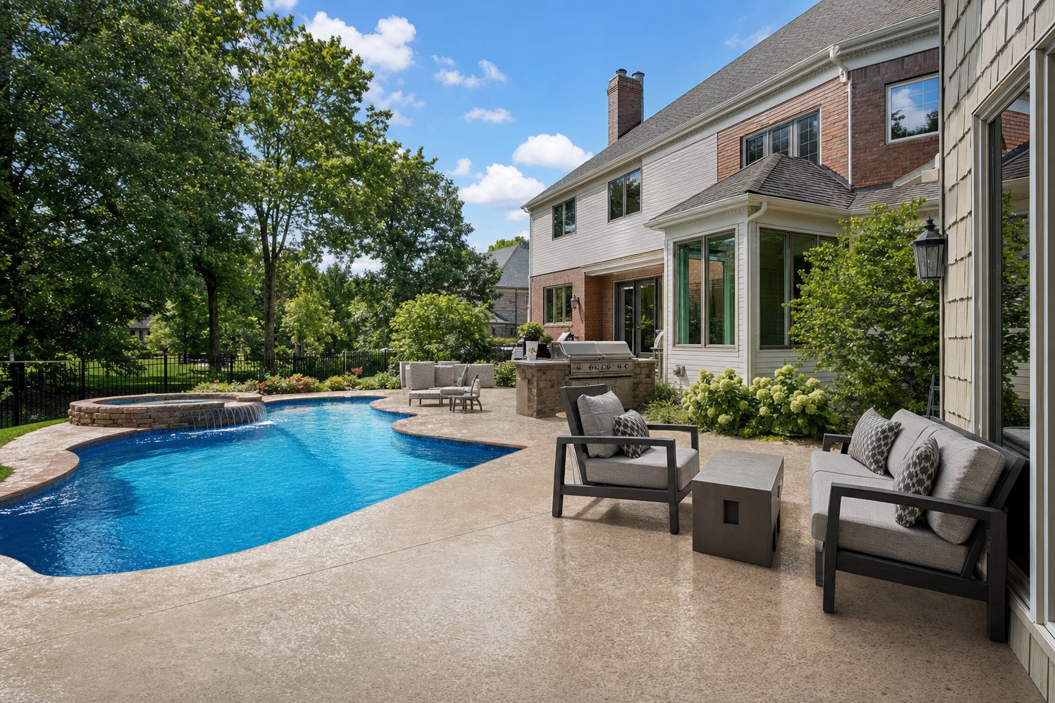 Patio & Pool Deck Coatings by Naperville Painting & Epoxy Flooring